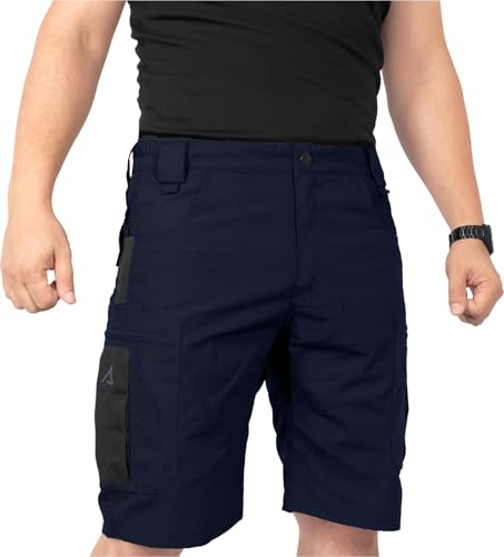 ACE Schakal Cargo-Hose kurz - Einsatz-Shorts mit Stretch-Bund für Männer - Taktische Outdoor-Hosen für Herren - Navy - 58 von ACE