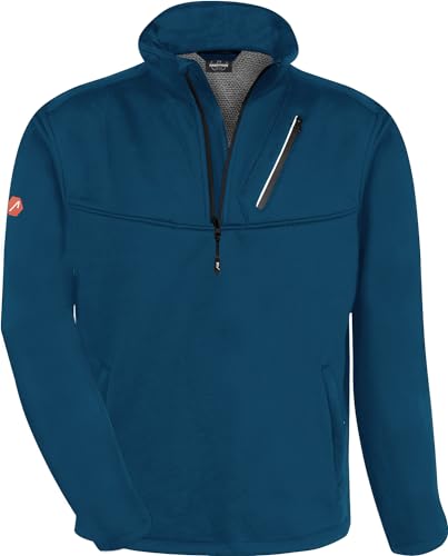 ACE Handyman Arbeits-Pullover - warmes Fleece-Futter & Reißverschluss - Pulli für die Arbeit - 35% Baumwolle - Navy - L von ACE