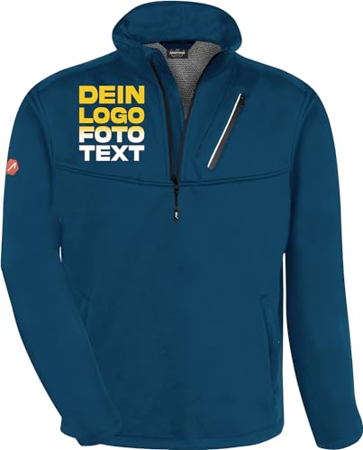 ACE Handyman Herren-Pulli zum selbst Bedrucken - selber gestalten mit Text, Bild, Logo - Pullover für Männer - Navy - XXL von ACE