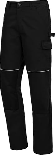 ACE Handyman Arbeits-Hosen für Männer - Cargo-Hose für die Arbeit - 35% Baumwolle - Schwarz - 90 von ACE