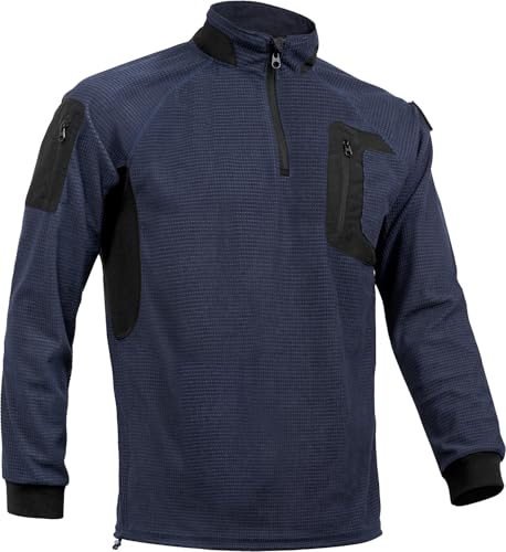 ACE Schakal Activewear-Pullover - Outdoor-Sweater für Sport, Laufen, Radfahren, Wandern, Hiking & Bergsteigen - Navy - XXL von ACE