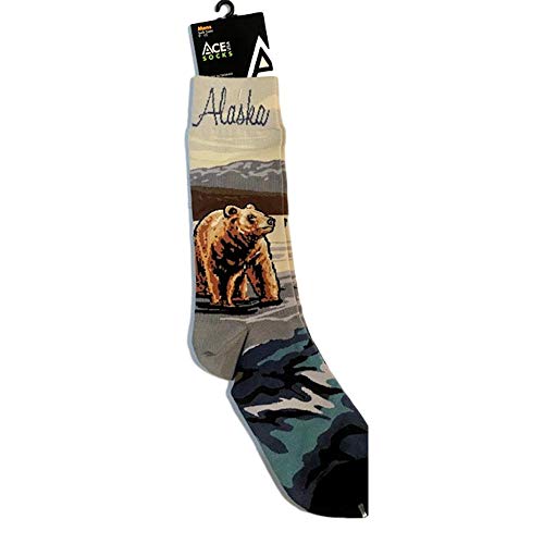 Alaska Herren-Socken Alaska Brauner Bär, Baumwollmischung, Gr. 43-46 von ACE