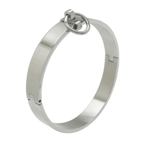 ACECHANNEL Choker necklace (Custom Diameter 110mm-S/(Round 345mm), C048PS Polish Silver) von ACECHANNEL