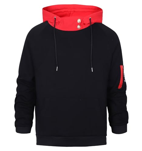 ACEFAST INC Yuji Itadori Anime Hoodie Cosplay Kostüm 3D Gedruckt JJK Hoodie Pullover Sweatshirt Pullover für Herren Damen, Style 01, Medium von ACEFAST INC