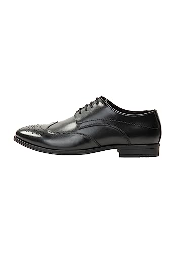 ACESELLO Herren Klassischer Schnürer, SCHWARZ, 42 EU von ACESELLO