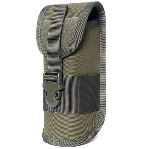 ACEXIER MOLLE Brillenbeutel Outdoor Robuster taktischer Beutel Sonnenbrillenetui Taschenlampenbeutel im Army-Stil mit Schnalle(Grün) von ACEXIER