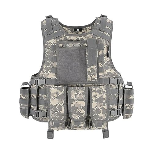 ACEXIER Molle Airsoft Taktische Weste Platte Träger Swat Angeln Jagd Paintball Weste Militär Armee Rüstung Polizei (ACU) von ACEXIER