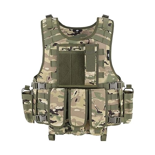 ACEXIER Molle Airsoft Taktische Weste Platte Träger Swat Angeln Jagd Paintball Weste Militär Armee Rüstung Polizei (CP) von ACEXIER