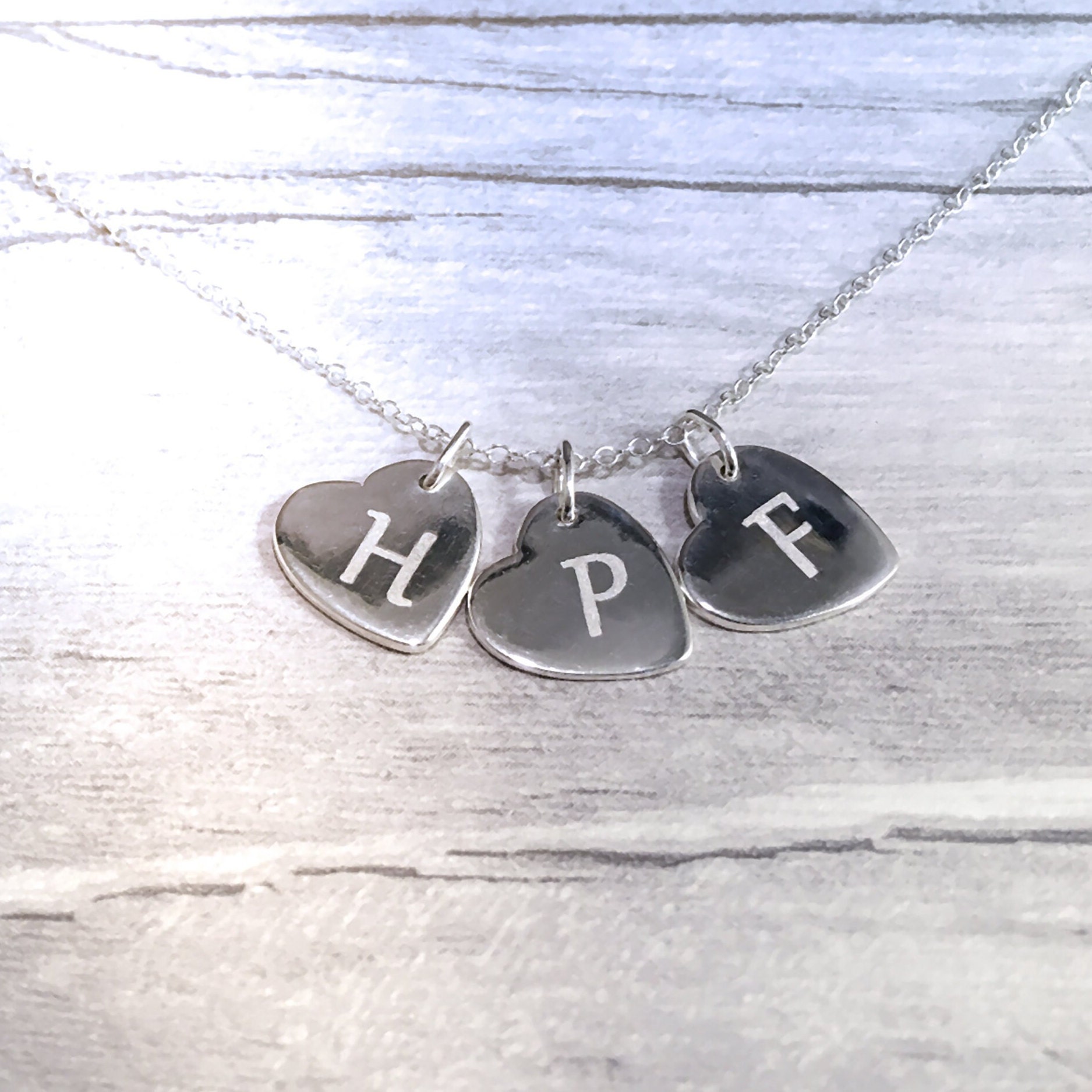 A&c Silber Initial Kette A&c Silber Initial Kette von ACGiftsEngland