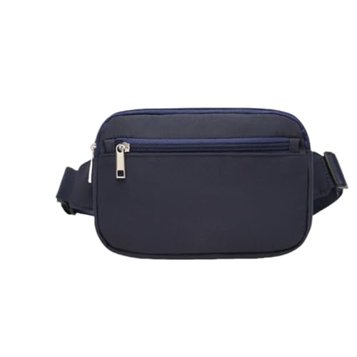 ACHBGTMQ Gürteltasche Gürteltasche Hüfttasche Crossbody Tasche Laufen Wandern Übung Gym Double Layer-blau von ACHBGTMQ