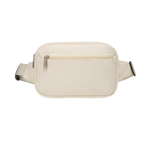 ACHBGTMQ Gürteltasche Gürteltasche Hüfttasche Crossbody Tasche Laufen Wandern Übung Gym Double Layer-weiß von ACHBGTMQ