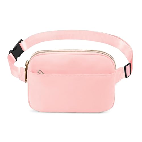 ACHBGTMQ Gürteltasche Multi-Pocket-Nylon-wasserdichtstasche Messengerbeutel Outdoor Sports Running Messenger Taillenbeutel-rosa von ACHBGTMQ