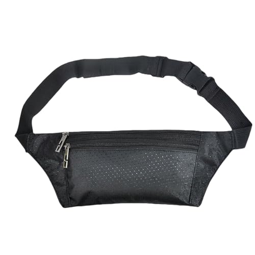 ACHBGTMQ Gürteltasche Outdoor Sport Taillenbeutel, Handgepäcktasche, Persönlicher Tailentasche Mit Diebstahl, Unsichtbarer Brieftaschengürtel-schwarz-unter 20 L von ACHBGTMQ