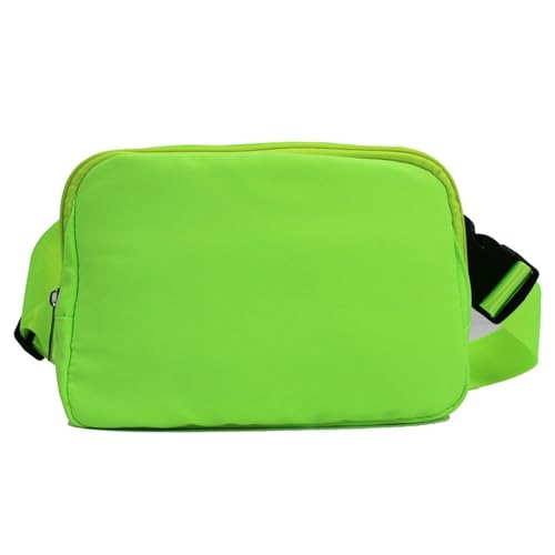ACHBGTMQ Gürteltasche Taillenbeutel Freizeit Im Freien Im Freien Sportbeutel Crossbody-Fluoreszierendes Grün von ACHBGTMQ