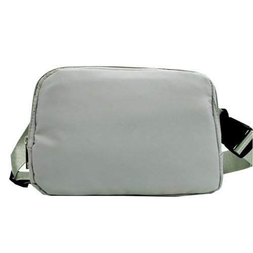 ACHBGTMQ Gürteltasche Taillenbeutel Freizeit Im Freien Im Freien Sportbeutel Crossbody-Silbergrau von ACHBGTMQ