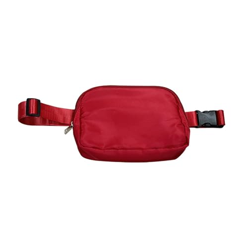 ACHBGTMQ Gürteltasche Taillenbeutel Freizeit Im Freien Im Freien Sportbeutel Crossbody-rot von ACHBGTMQ