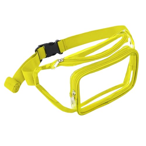 ACHBGTMQ Gürteltasche Transparente Tasche Sport Laufen Im Freien Taillenbeutel wasserdichte Tragbare Aufbewahrungstasche-gelb-unter 20 L von ACHBGTMQ