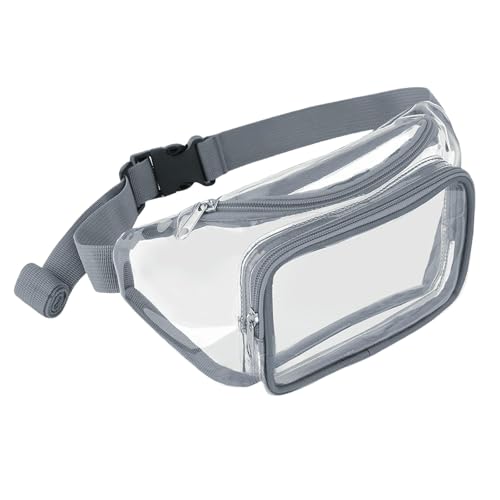 ACHBGTMQ Gürteltasche Transparente Tasche Sport Laufen Im Freien Taillenbeutel wasserdichte Tragbare Aufbewahrungstasche-grau-unter 20 L von ACHBGTMQ