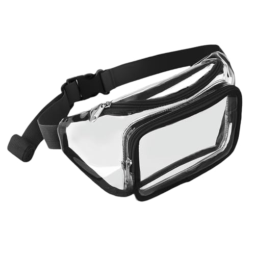 ACHBGTMQ Gürteltasche Transparente Tasche Sport Laufen Im Freien Taillenbeutel wasserdichte Tragbare Aufbewahrungstasche-schwarz-unter 20 L von ACHBGTMQ