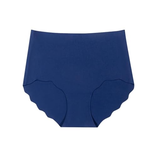 ACHBGTMQ Unterhosen Damen Nahtlose Unterwäsche Für Damen – Atmungsaktive Unterwäsche Mit Hoher Taille-dunkelblau - 3 Packungen-s von ACHBGTMQ