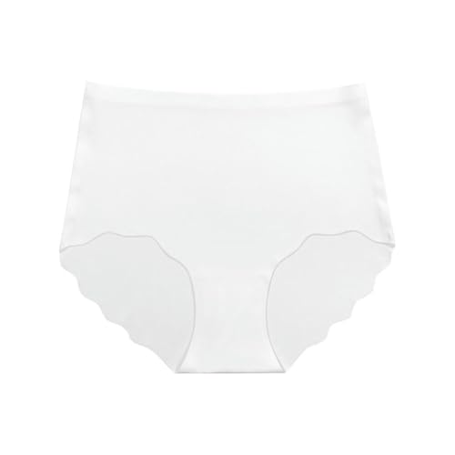 ACHBGTMQ Unterhosen Damen Nahtlose Unterwäsche Für Damen – Atmungsaktive Unterwäsche Mit Hoher Taille-weiß - 3 Packungen-XL von ACHBGTMQ