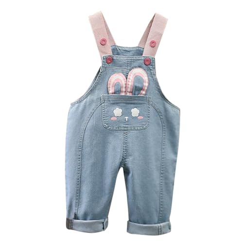 ACMEDE 1-9 Jahre Latzhose Baby Jungen Mädchen Gr. 74/80/86/92/98 Baby Jeanshose Latzhosen Jeans Hosen Kinder Overall kinder Denim Latzhose GR. 98/104/110/116/128/134 von ACMEDE