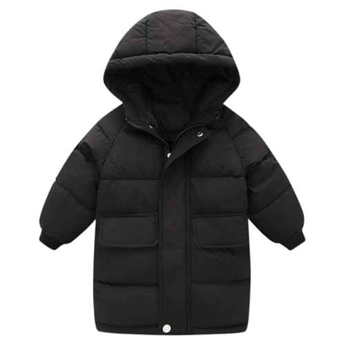 ACMEDE 2-8 Jahre Kinder Winterjacke Jungen Warm Steppjacke Dicke Mantel Daunenmantel Mädchen Wintermäntel mit Kapuze Winter Kinderjacke Kapuzenjacke Verdickte Outdoor Jacke Gr. 86-134 von ACMEDE