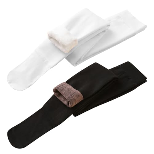 ACMEDE 2er pack Baby Mädchen Thermo Strumpfhose Gr.92/98/104 Kinder Winter Warm Fleece Gefütterte Strumpfhosen Gr. 116/120/134/146 Ballettstrumpfhose Baby Leggings Strumpfhosen Mädchen 3-12 Jahre von ACMEDE