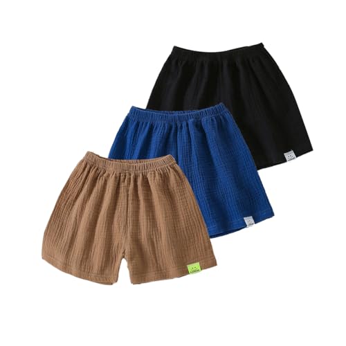ACMEDE 3er Pack Baby Mädchen Jungen Musselin Shorts 80/86/92/98/104 Mädchen Jungen Kurze Hose Baumwolle 104/110/116/122/128/134 Kinder Einfarbige Freizeit Sommer Hosen Sport 1-9 Jahre ACMEDE 3er Pack Baby Mädchen Jungen Musselin Shorts 80/86/92/98/104 Mädchen Jungen Kurze Hose Baumwolle 104/110/116/122/128/134 Kinder Einfarbige Freizeit Sommer Hosen Sport 1-9 Jahre von ACMEDE