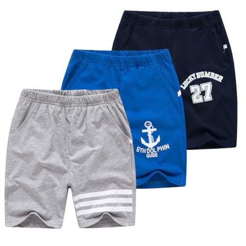 ACMEDE 4-13 Jahre Jungen Short Bermuda mit Taschen 116/120/122, 3er Pack Sommer Einfarbig Shorts Hohe Taille 128/134/146/158 Kinder Kurze Hosen mit Digitaler Alphabetdruck Freizeit Shorts ACMEDE 4-13 Jahre Jungen Short Bermuda mit Taschen 116/120/122, 3er Pack Sommer Einfarbig Shorts Hohe Taille 128/134/146/158 Kinder Kurze Hosen mit Digitaler Alphabetdruck Freizeit Shorts von ACMEDE
