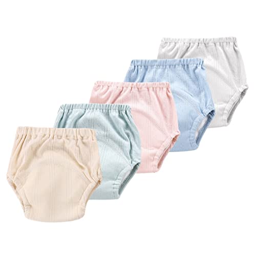 ACMEDE 5er Pack Baby Töpfchen Trainerhosen Unterhosen Töpfchentraining Baby Lernwindelhose Trainerhosen Unterwäsche Windelhose zum Toilettentraining 0 bis 5Jahre von ACMEDE