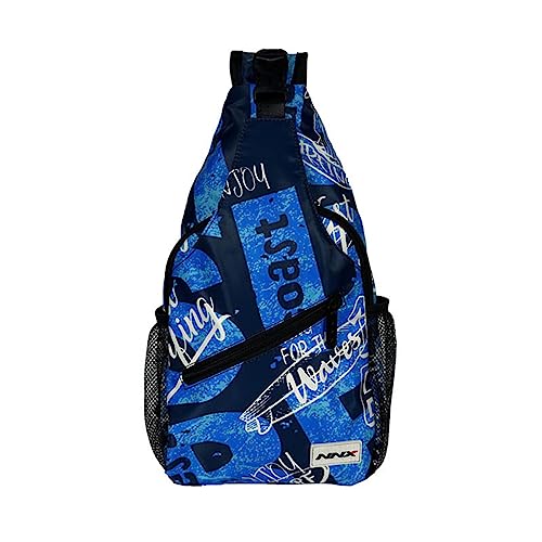 ACMEDE Anti-Diebstahl Sling Bag Herren Brusttasche Hippie Crossbody Bag Multipurpose Daypack Brusttasche Schulterrucksack Rucksack zum Wandern Radfahren Reisen oder Multipurpose Tagepacks (blau) von ACMEDE