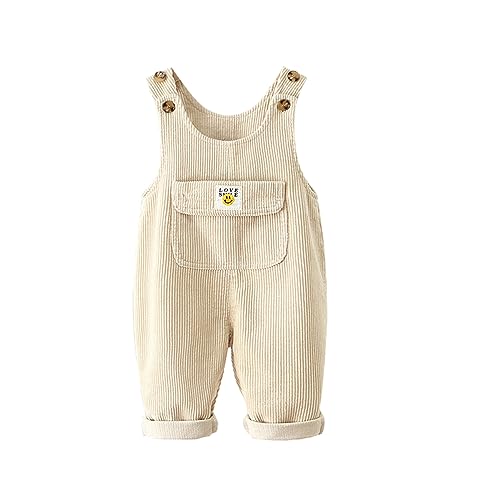 ACMEDE Baby Cord-Latzhose Kleinkind Hose Jungen Mädchen Kordsamt Latzhose Größe 74/80/86/92/98/104 Overall Kord Hose mit Hosenträger 9 Monate-4 Jahre von ACMEDE