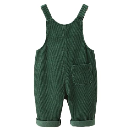 ACMEDE Baby Cord Latzhose mit Große Tasche Gr. 74/80/86 Kleinkind Ärmellose Strampler Overalls Gr. 92/98/104 Jumpsuit Mädchen Jungen Lose Hosenträger Hose 9 Monate -4 Jahre von ACMEDE