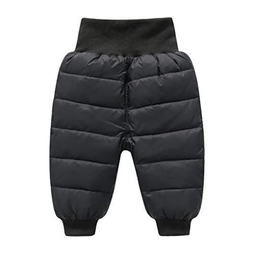 ACMEDE Baby Daunenhose Leicht Winterhose 80 90 100 Dick Warm Schneehose Kleinkind Winddicht Skihose Outdoorhose Baby Jungen Mädchen Stepphose Lange Hosen 6 Monate-3 Jahre von ACMEDE