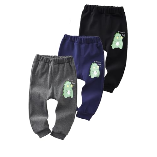 ACMEDE Baby Jungen Lange Pumphose Gr. 74/80/86/92, 3er Pack Kleinkind einfarbig Jogginghose mit Dinosaurier-Muster Gr. 98/104/116/120 Jungen Hose Pumphose Casual Pants lässige Hosen 1-6 Jahre ACMEDE Baby Jungen Lange Pumphose Gr. 74/80/86/92, 3er Pack Kleinkind einfarbig Jogginghose mit Dinosaurier-Muster Gr. 98/104/116/120 Jungen Hose Pumphose Casual Pants lässige Hosen 1-6 Jahre von ACMEDE