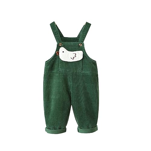 ACMEDE Baby Jungen Mädchen Cord Latzhose Ärmellose Strampler Overall Jumpsuit Gr. 74/80/86/92/98 Kleinkind Kordsamt Lange Cordhose, Höhe 73-100cm, kinder Cordhose Haremshose 9 Monate-4 Jahre von ACMEDE