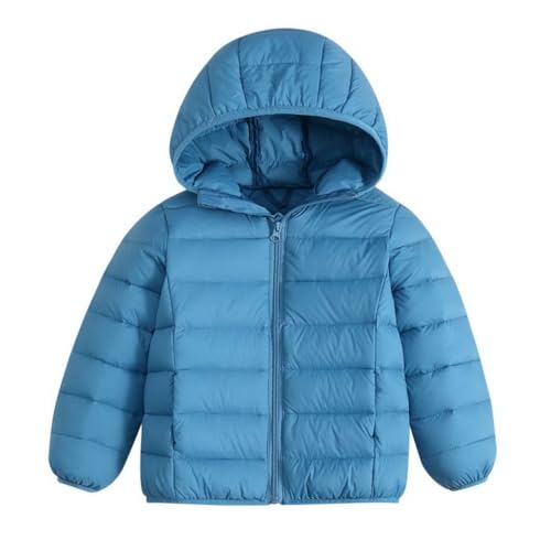 ACMEDE Baby Jungen Mädchen Daunenmantel Daunenjacke Mit Kapuze 86/92/98/104, Kinder Winterjacke Kapuzenjacke Ultraleicht Entendaunen Steppjacke Oberbekleidung Wintemantel 116/122/134 von ACMEDE