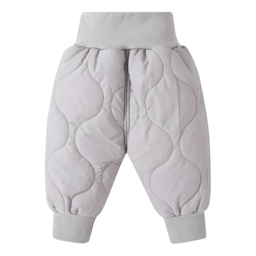 ACMEDE Baby Jungen Mädchen Schneehose mit Fleece Gr. 74/80/86/92, Kleinkind Winter Warme Verdickte Stepphose Outdoorhose Gr. 98/104/110/116 Dick Daunenhose Winddichte Winterhose 6 Monate-5 Jahre von ACMEDE