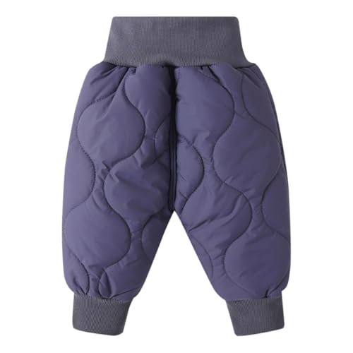ACMEDE Baby Jungen Mädchen Schneehose mit Fleece Gr. 74/80/86/92, Kleinkind Winter Warme Verdickte Stepphose Outdoorhose Gr. 98/104/110/116 Dick Daunenhose Winddichte Winterhose 6 Monate-5 Jahre von ACMEDE