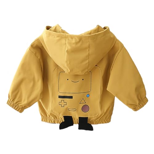 ACMEDE Baby Windjacke mit Kapuze Übergangsjacke Gr. 68/74/80/86/92, Mode Jungen Trenchcoat Frühling Herbst Leichter Mädchen Windjacke Mit Kapuze Windbreaker Outdoor-Jacke Gr. 98/104/110 von ACMEDE