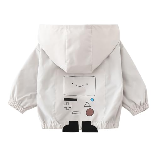 ACMEDE Baby Windjacke mit Kapuze Übergangsjacke Gr. 68/74/80/86/92, Mode Jungen Trenchcoat Frühling Herbst Leichter Mädchen Windjacke Mit Kapuze Windbreaker Outdoor-Jacke Gr. 98/104/110 von ACMEDE