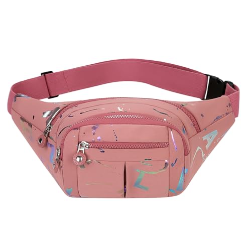ACMEDE Bauchtasche Mode Wasserdicht Gürteltasche Hüfttasche Damen Brusttasche Handytasche Verstellbarer Bauchtaschen Cross Body Bag 4 Fächer, Hüfttaschen für Outdoor Reise Wandern Travel von ACMEDE