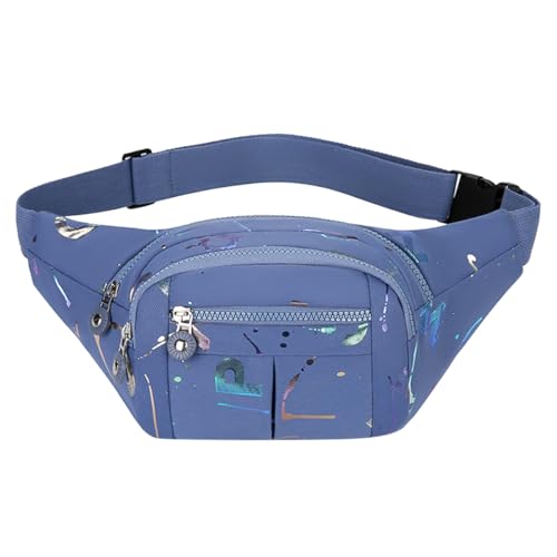 ACMEDE Bauchtasche Mode Wasserdicht Gürteltasche Hüfttasche Damen Brusttasche Handytasche Verstellbarer Bauchtaschen Cross Body Bag 4 Fächer, Hüfttaschen für Outdoor Reise Wandern Travel von ACMEDE