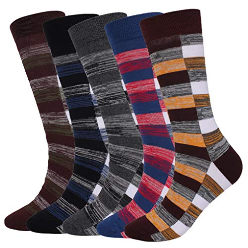 ACMEDE Herren Atmungsaktiv Baumwolle Sportsocken Wandersocken Arbeitssocken Dicke Warme Thermo Winter Socken 5 Paar für Männer 43-48 von ACMEDE