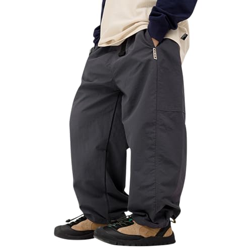 ACMEDE Kinder Cargohose Jungen 86/92/98 Freizeithose Baggy Jungen Fallschirmhose 104/110/116 Jungenhosen Sporthose Jogginghose mit Taschen 122/128/134 Jogger Hose Pants mit Gummizug von ACMEDE