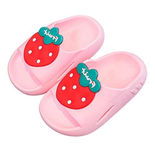 ACMEDE Kinder Flache Clogs Sommer Hausschuhe Jungen Mädchen Gartenschuhe Dusch Badeschuhe Strand Pantoletten Slippers Eltern-Kind Sandalen Leicht Anti-rutsch Badeschlappen Gr.21-35 EU von ACMEDE