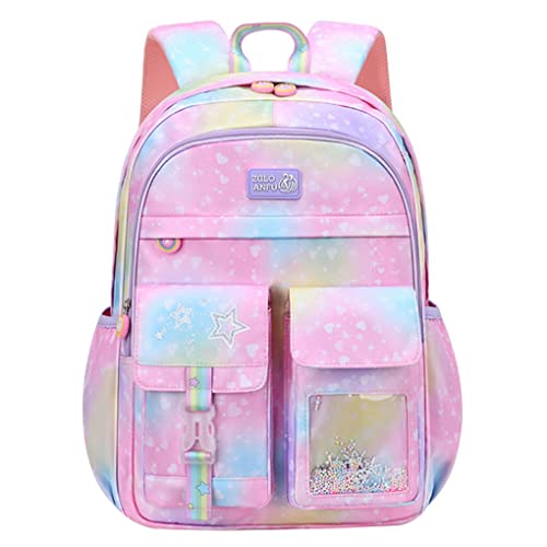 ACMEDE Kinderrucksack Mädchen Schulranzen Schultaschen Mädchen Schulrucksack Kinder Schultasche für 1-3-6 Klasse Schüler Outdoor Reise Daypacks Kindergartentasche Rucksack von ACMEDE