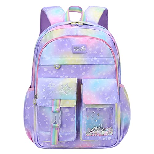 ACMEDE Kinderrucksack Mädchen Schulranzen Schultaschen Mädchen Schulrucksack Kinder Schultasche für 1-3-6 Klasse Schüler Outdoor Reise Daypacks Kindergartentasche Rucksack von ACMEDE