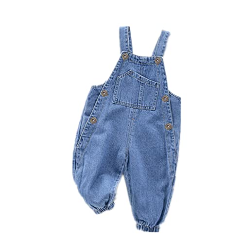 ACMEDE Latzhose Kinder Baby Jungen Mädchen Jeanshose Latzhosen Jeans Hosen Baby Kinder Overall (style 4, 1-2 Jahre) von ACMEDE